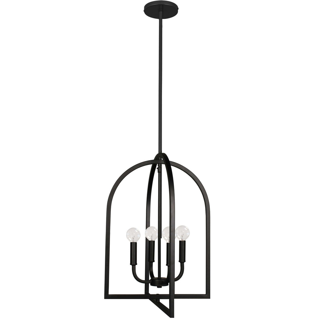 Pamela Four Light Pendant in Matte Black - available from The Lighting Shoppe, trusted by Canadian homeowners