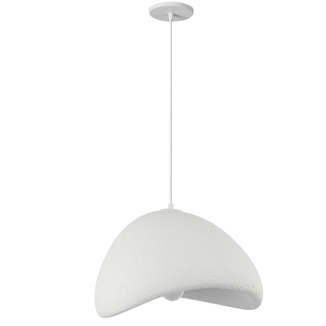 Pilar One Light Pendant in White - available from The Lighting Shoppe, trusted by Canadian homeowners