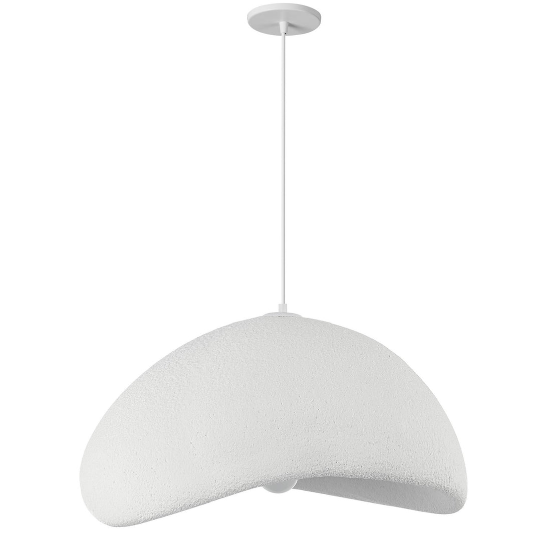 Pilar One Light Pendant in White - available from The Lighting Shoppe, trusted by Canadian homeowners