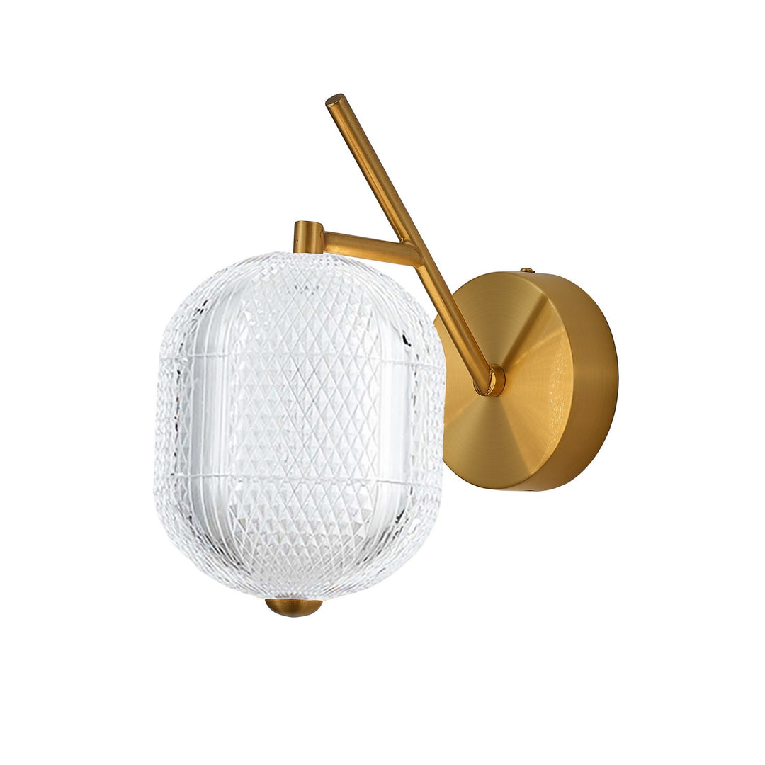 Peri One Light Wall Sconce in Clear - available from The Lighting Shoppe, trusted by Canadian homeowners