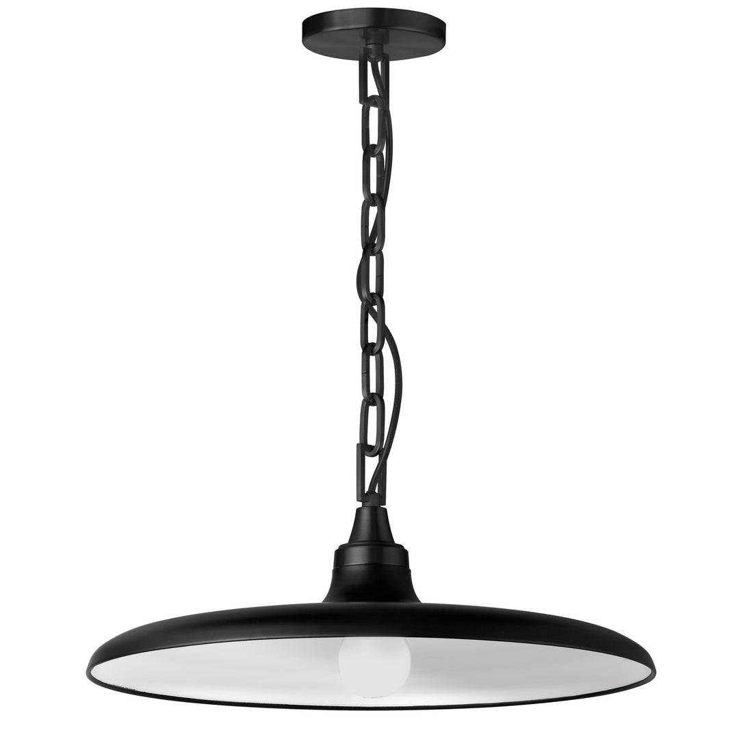 Quentin One Light Pendant in Matte Black - available from The Lighting Shoppe, trusted by Canadian homeowners