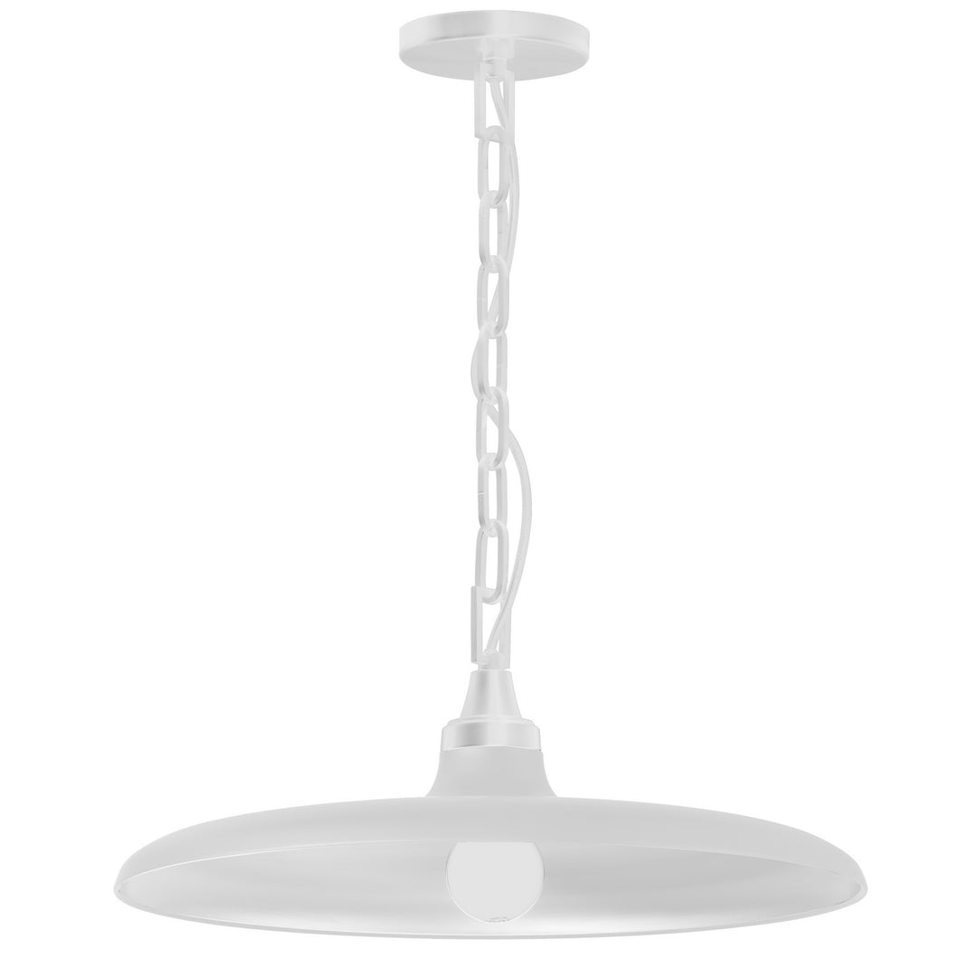 Quentin One Light Pendant in Matte White - available from The Lighting Shoppe, trusted by Canadian homeowners