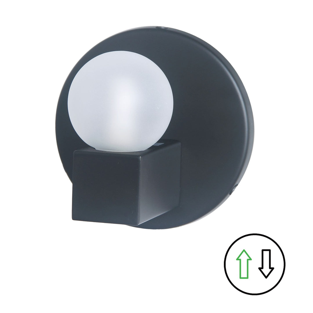 Raleigh One Light Vanity in Matte Black - available from The Lighting Shoppe, trusted by Canadian homeowners