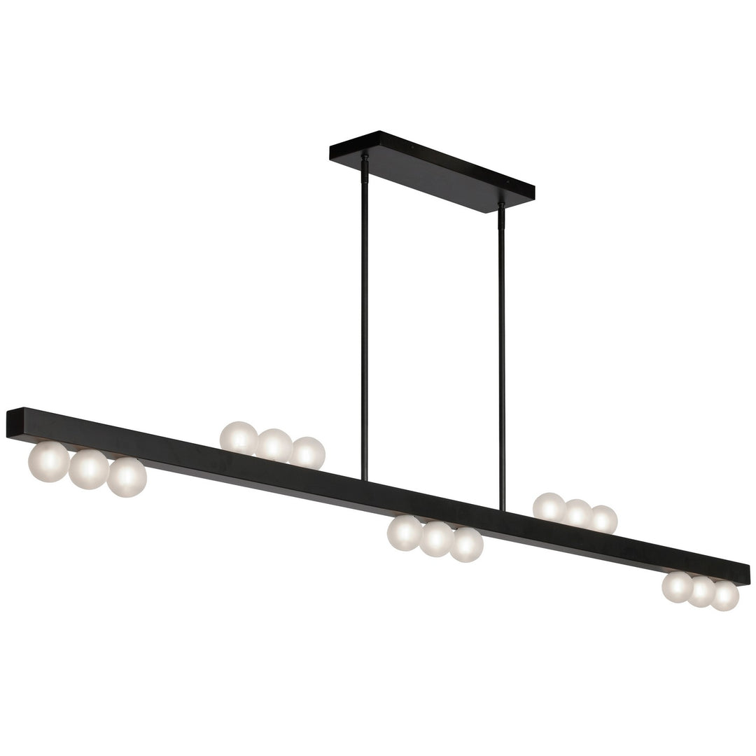 Raleigh 15 Light Pendant in Matte Black - available from The Lighting Shoppe, trusted by Canadian homeowners