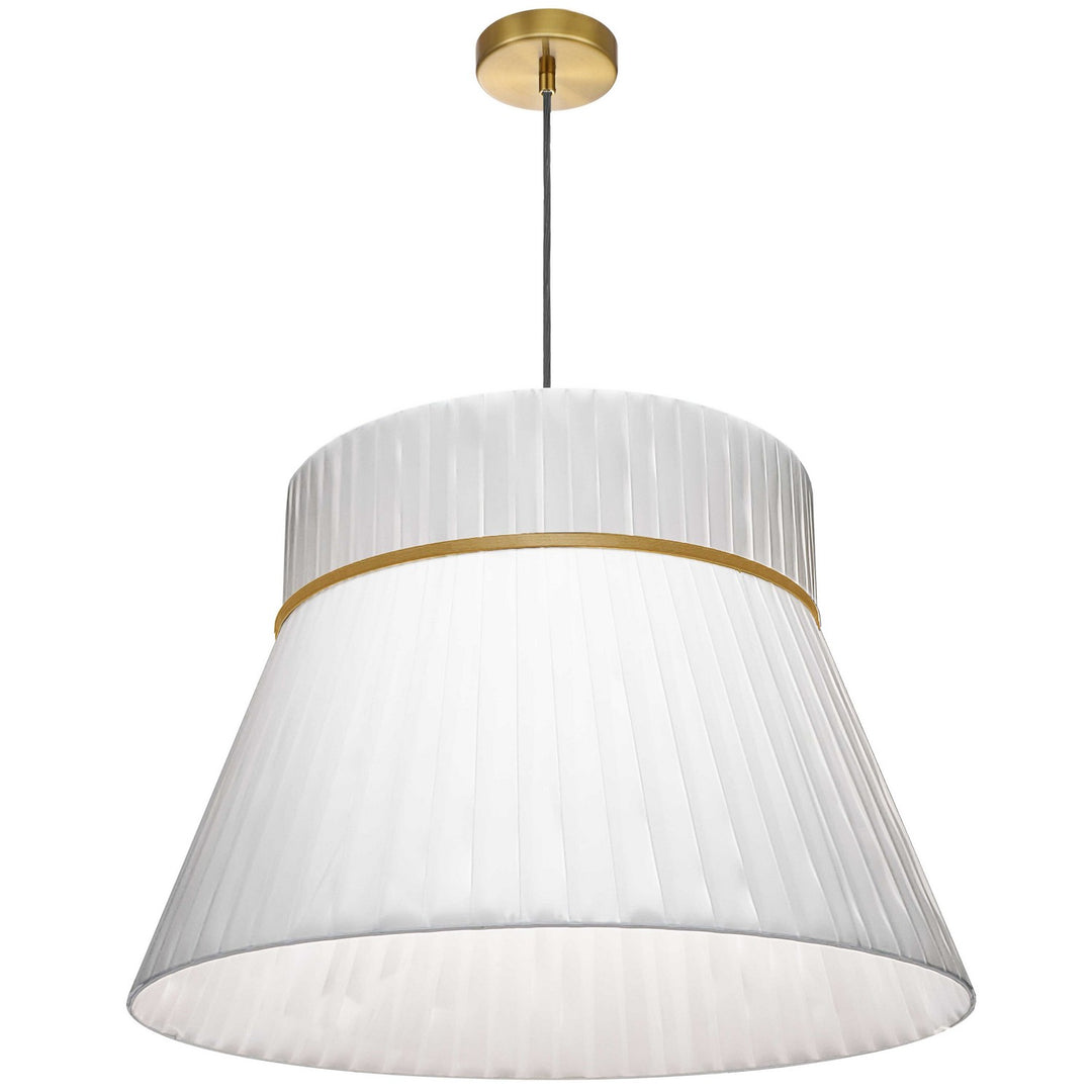 Rochelle One Light Pendant in White - available from The Lighting Shoppe, trusted by Canadian homeowners