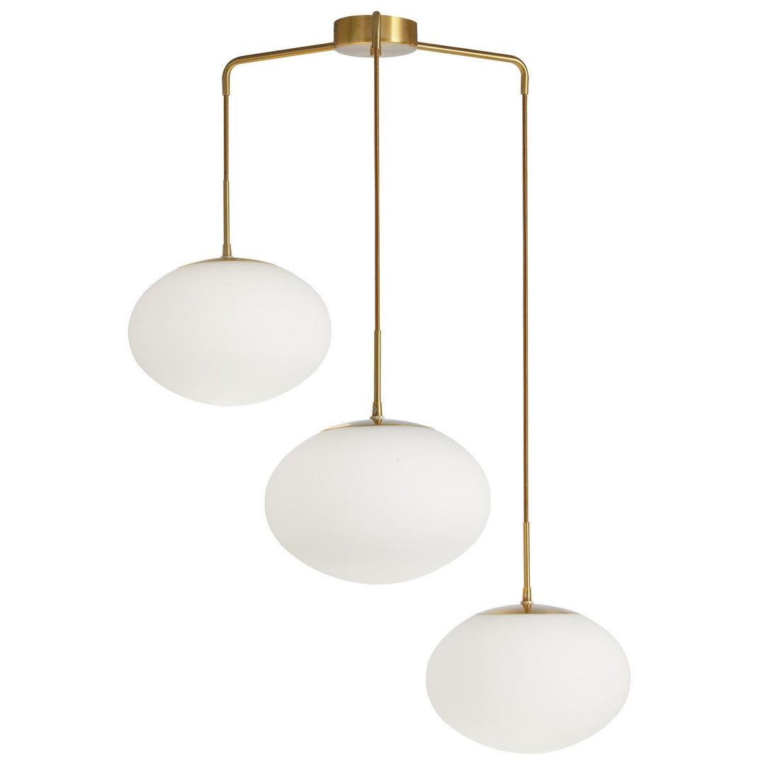 Rachel Three Light Pendant in White - available from The Lighting Shoppe, trusted by Canadian homeowners