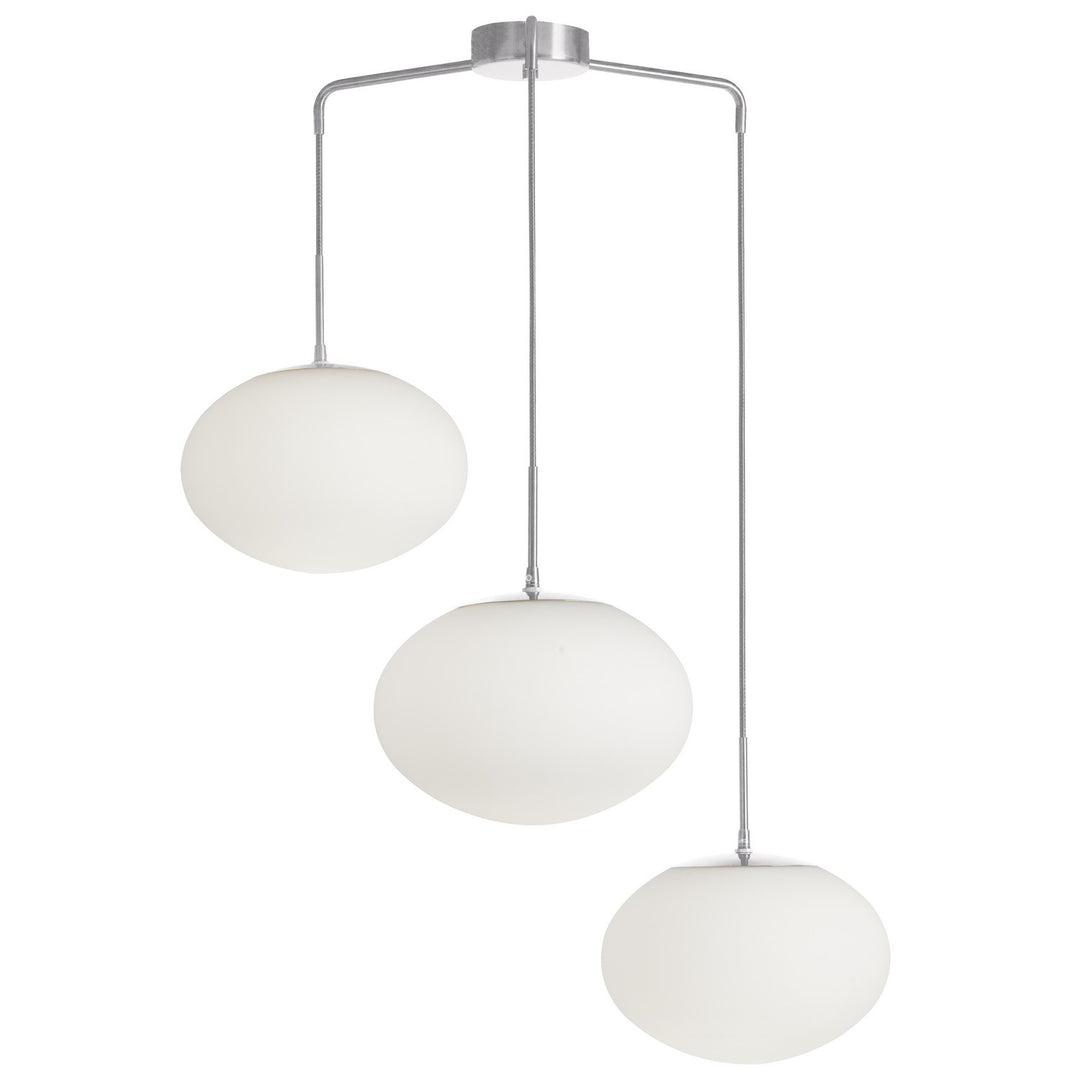 Rachel Three Light Pendant in White - available from The Lighting Shoppe, trusted by Canadian homeowners