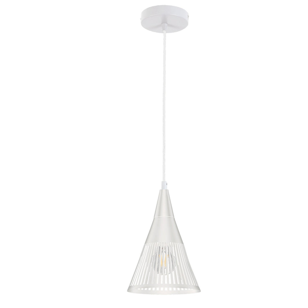 Rebecca One Light Pendant in Matte White - available from The Lighting Shoppe, trusted by Canadian homeowners