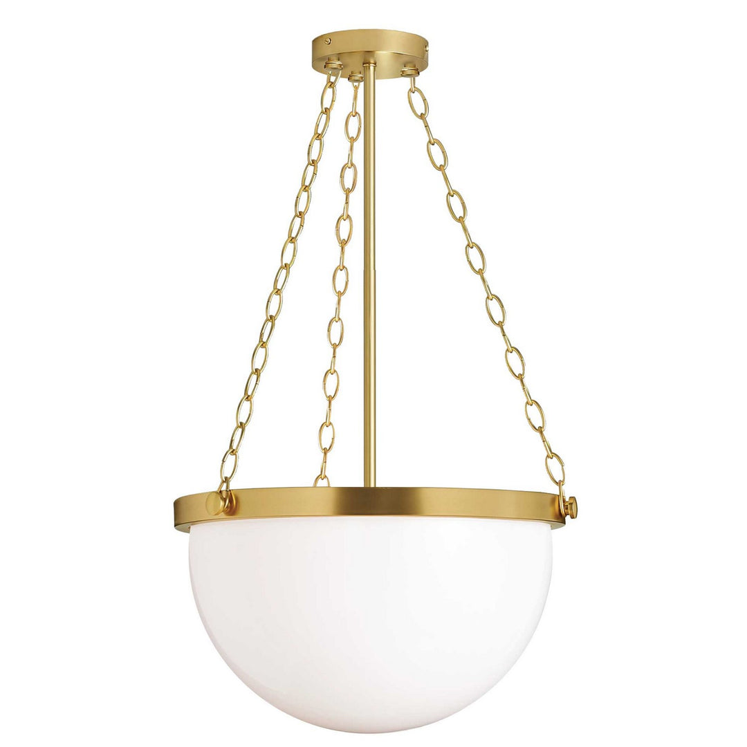 Rhonda One Light Pendant in White - available from The Lighting Shoppe, trusted by Canadian homeowners
