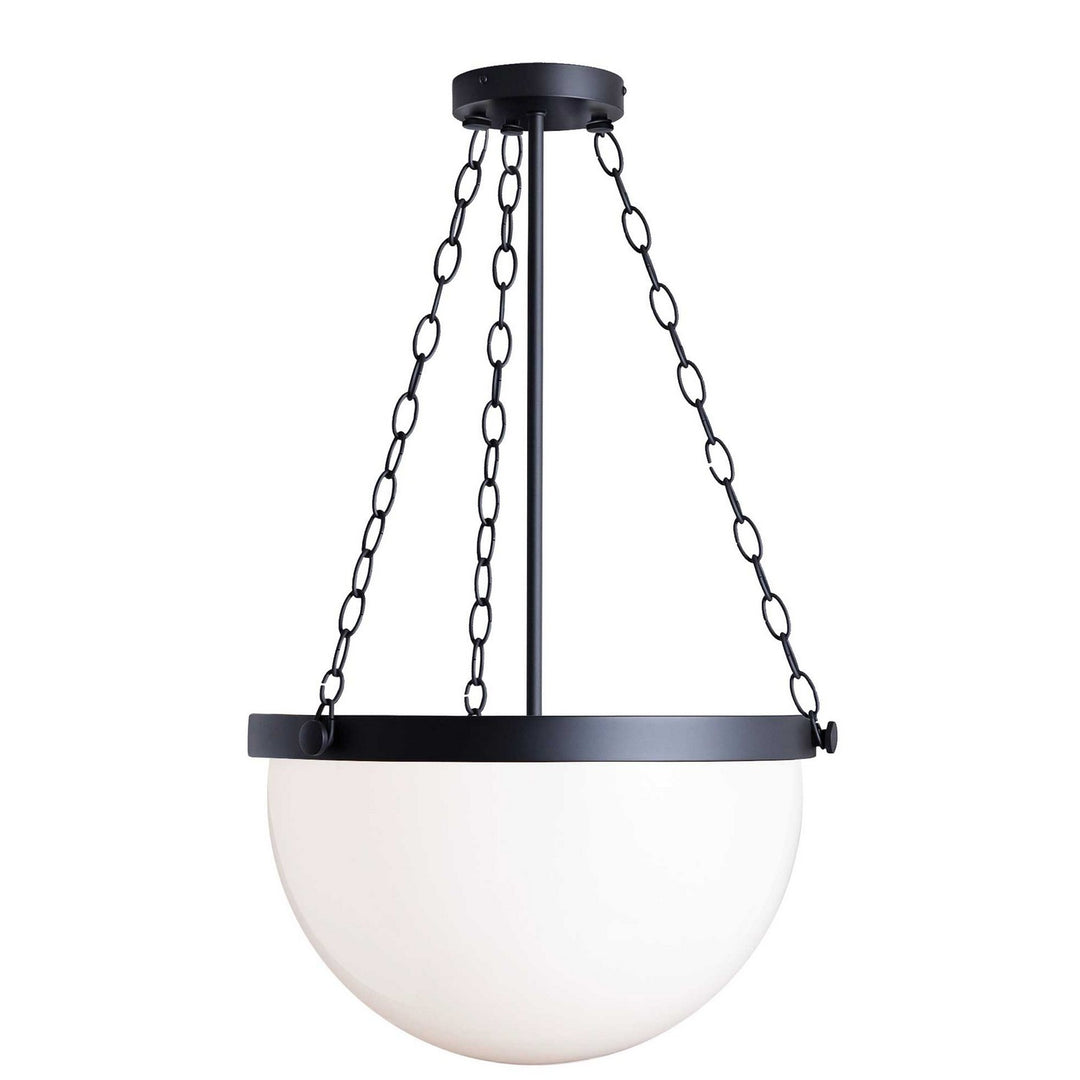 Rhonda One Light Pendant in White - available from The Lighting Shoppe, trusted by Canadian homeowners