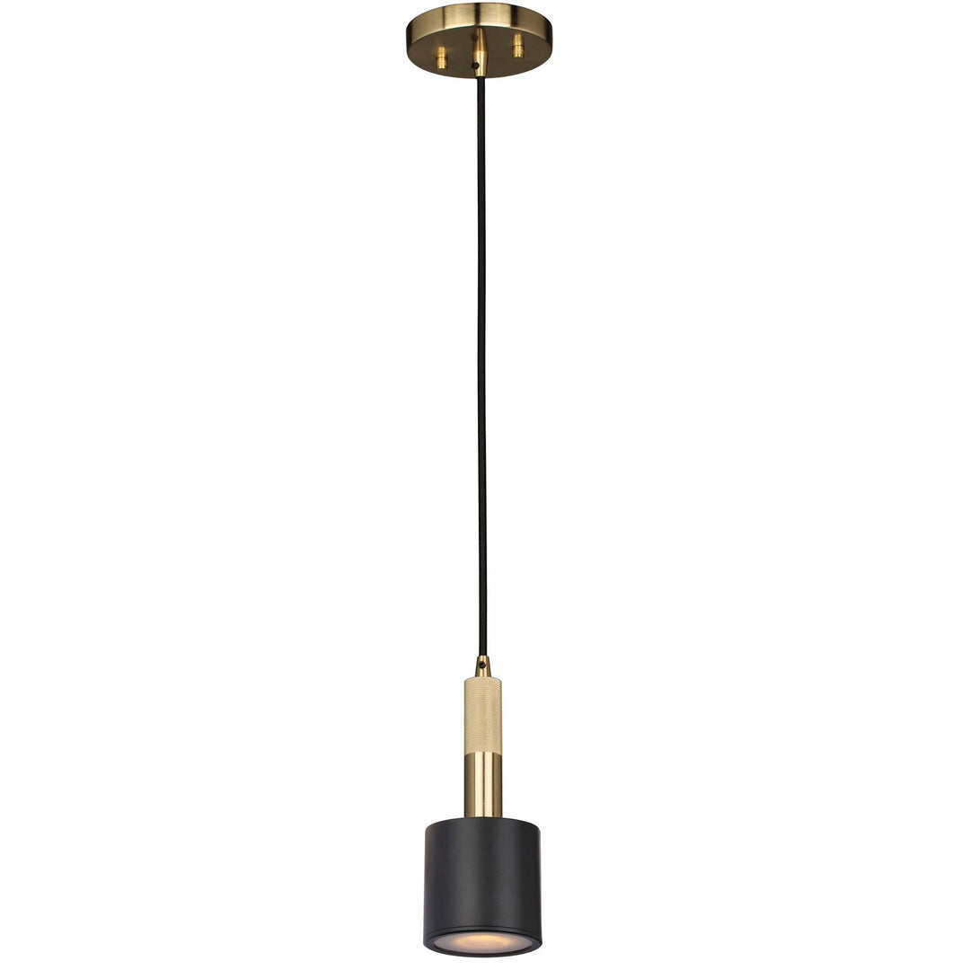 Rhoswen One Light Pendant in Matte Black - available from The Lighting Shoppe, trusted by Canadian homeowners