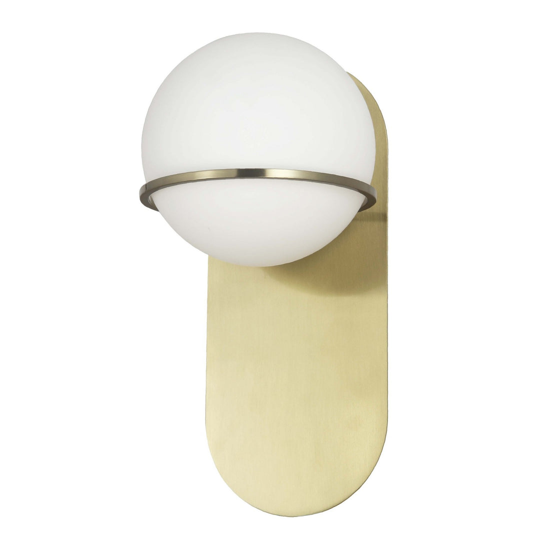 Sofia One Light Wall Sconce in Aged Brass - available from The Lighting Shoppe, trusted by Canadian homeowners