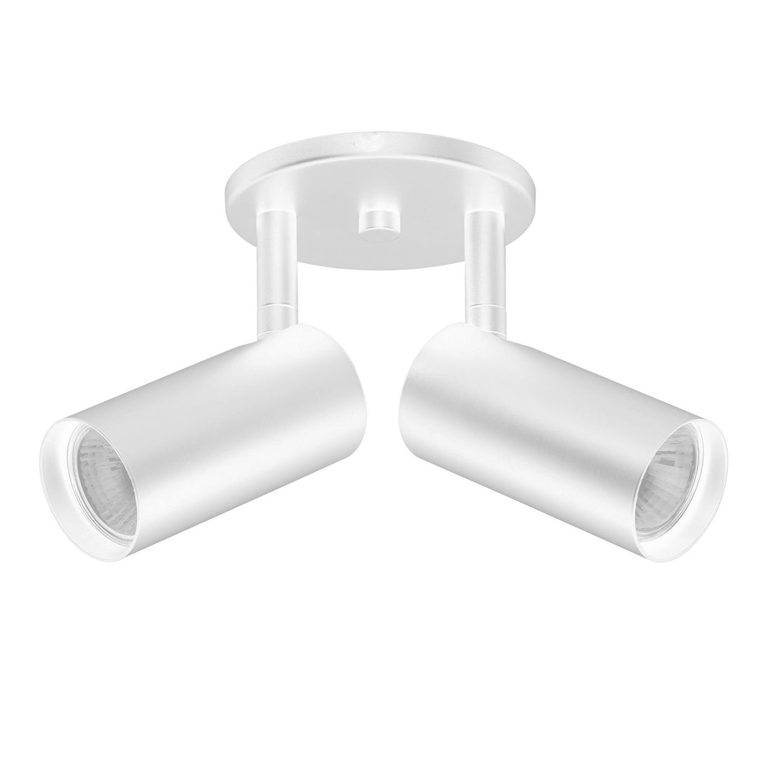 Stanly Two Light Spotlight in Matte White - available from The Lighting Shoppe, trusted by Canadian homeowners