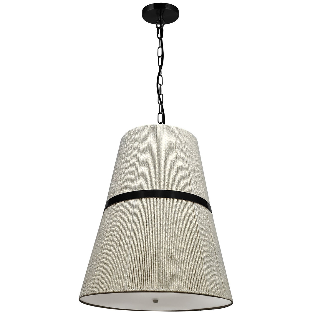 Sylvie Three Light Pendant in White - available from The Lighting Shoppe, trusted by Canadian homeowners