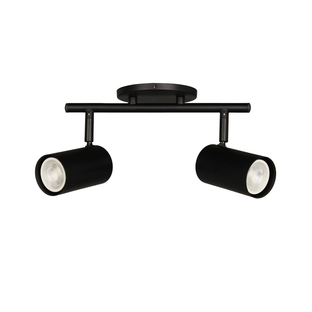 Taylor Two Light Track Light in Matte Black - available from The Lighting Shoppe, trusted by Canadian homeowners