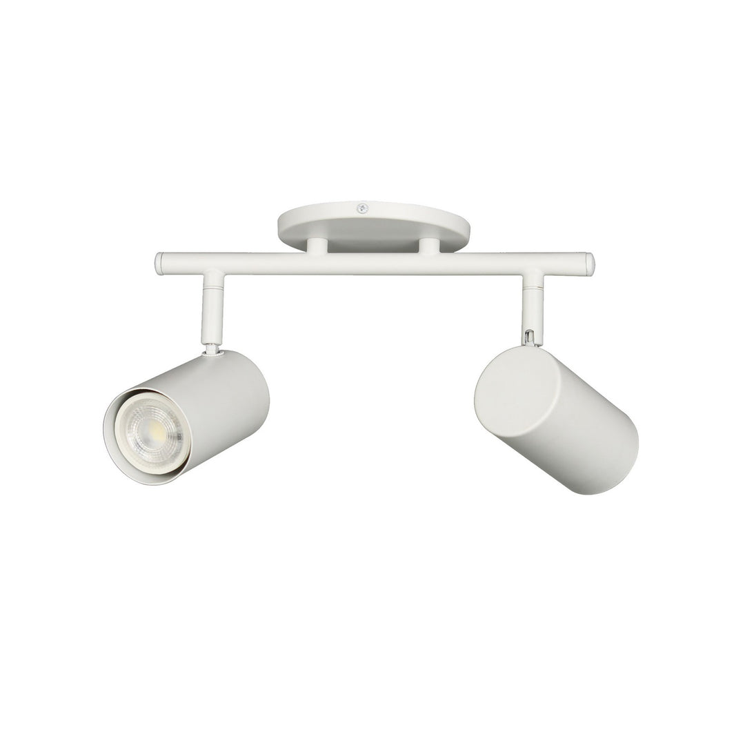 Taylor Two Light Track Light in Matte White - available from The Lighting Shoppe, trusted by Canadian homeowners