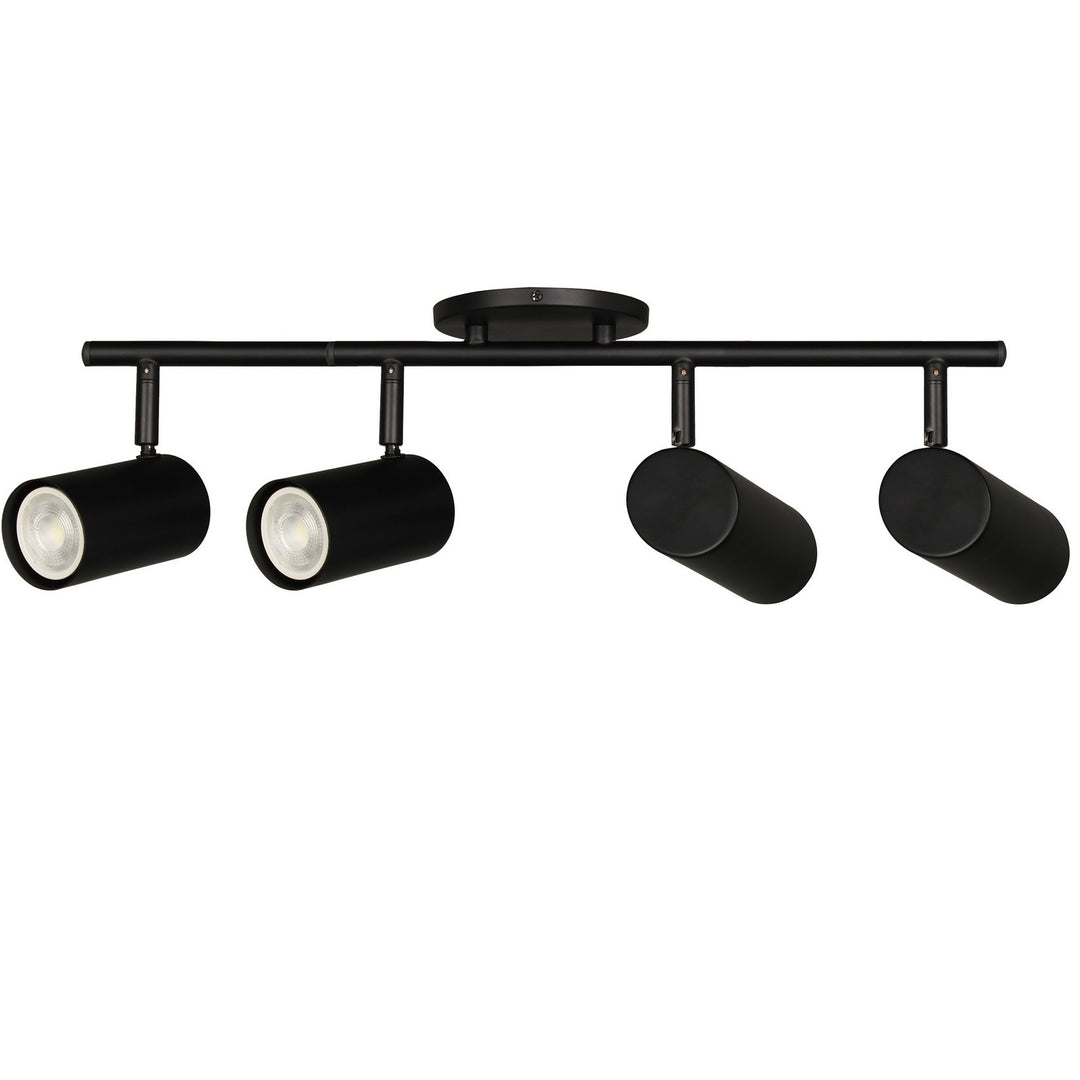 Taylor Four Light Track Light in Matte Black - available from The Lighting Shoppe, trusted by Canadian homeowners
