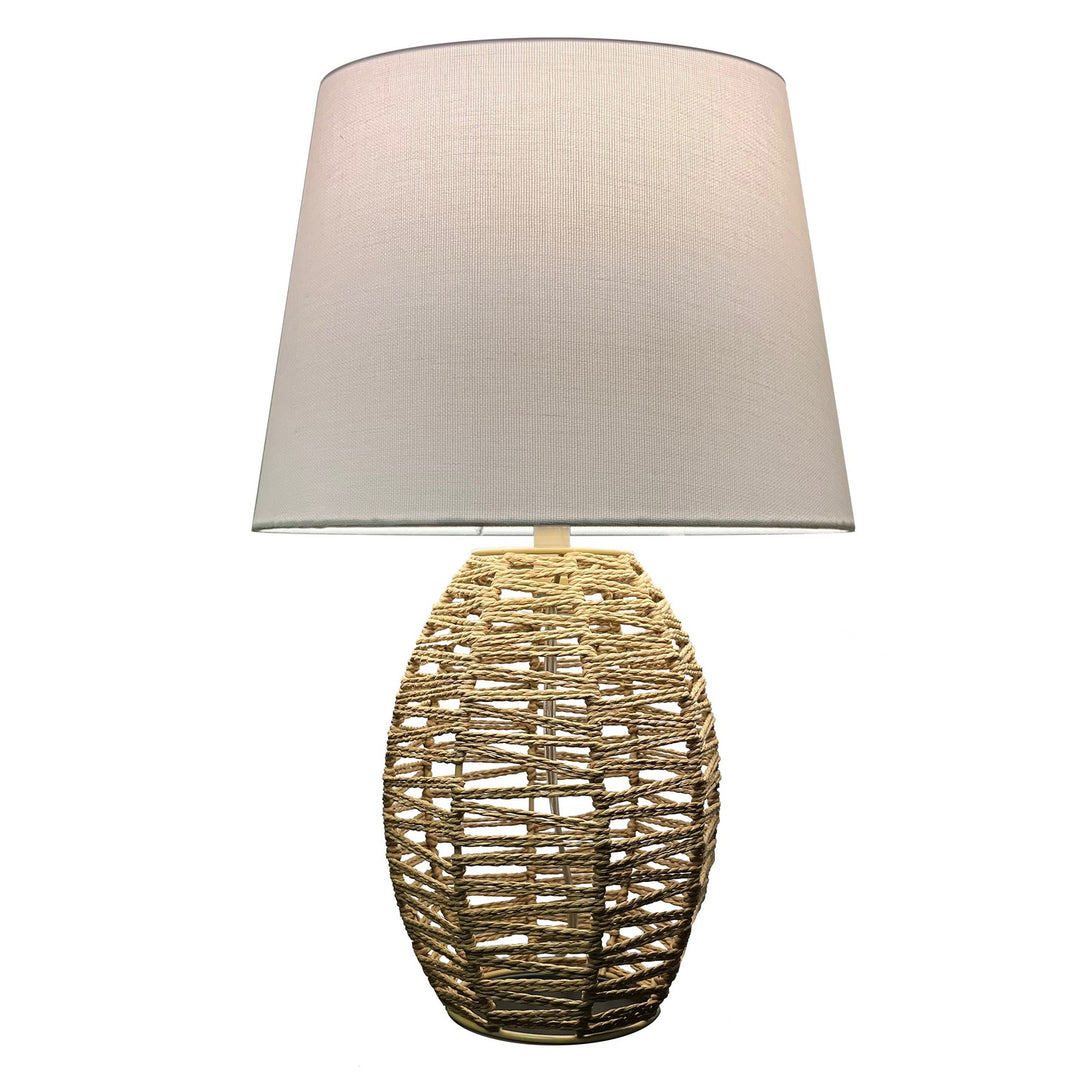 Tillie One Light Table Lamp in Natural - available from The Lighting Shoppe, trusted by Canadian homeowners