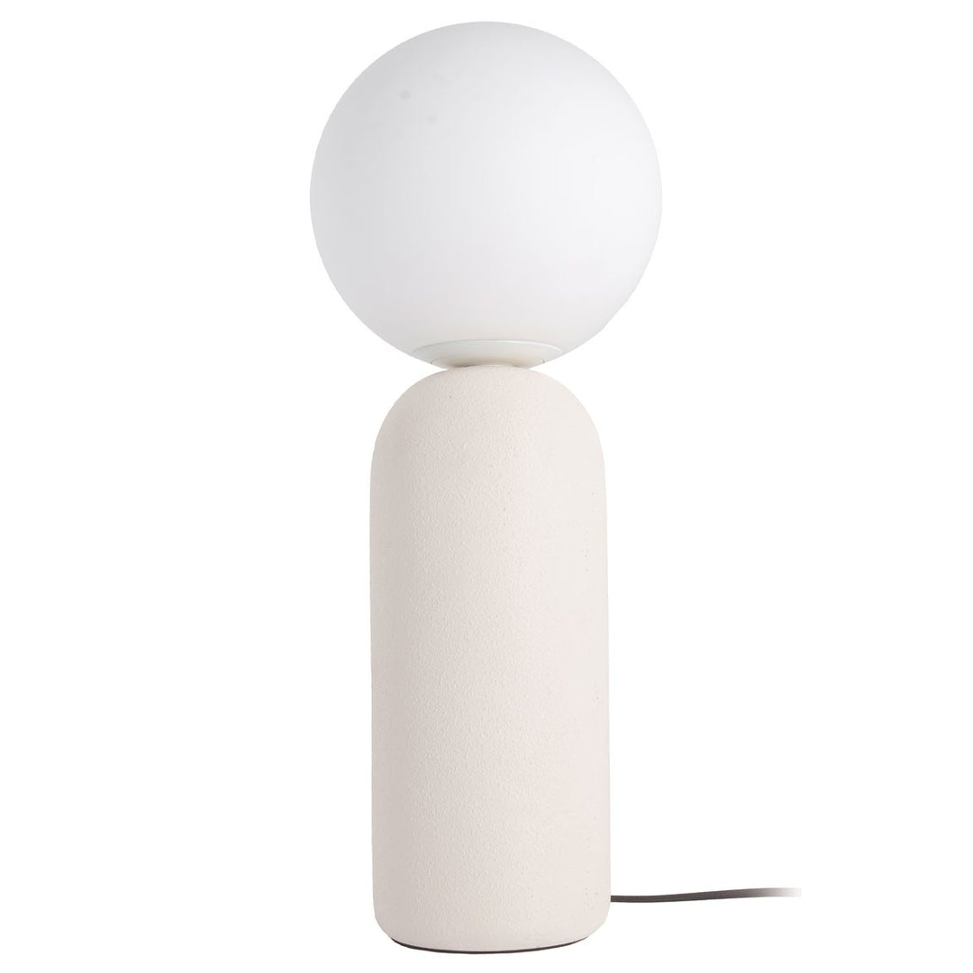 Toria One Light Table Lamp in Matte White - available from The Lighting Shoppe, trusted by Canadian homeowners