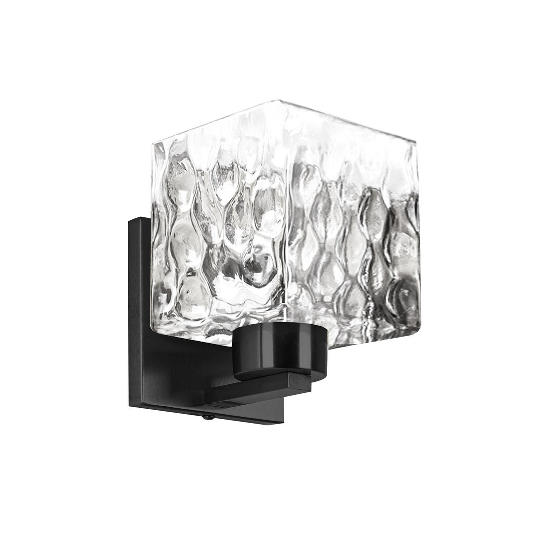 Veda One Light Wall Sconce in Matte Black - available from The Lighting Shoppe, trusted by Canadian homeowners