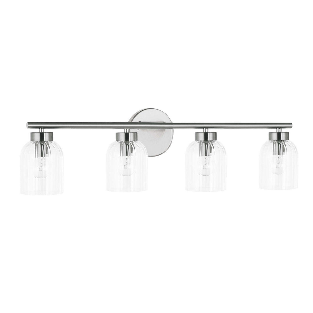 Vienna Four Light Vanity in Polished Chrome - available from The Lighting Shoppe, trusted by Canadian homeowners