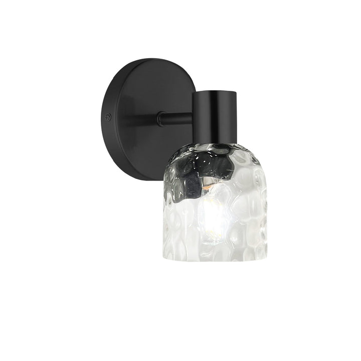 Vallora One Light Wall Sconce in Matte Black - available from The Lighting Shoppe, trusted by Canadian homeowners