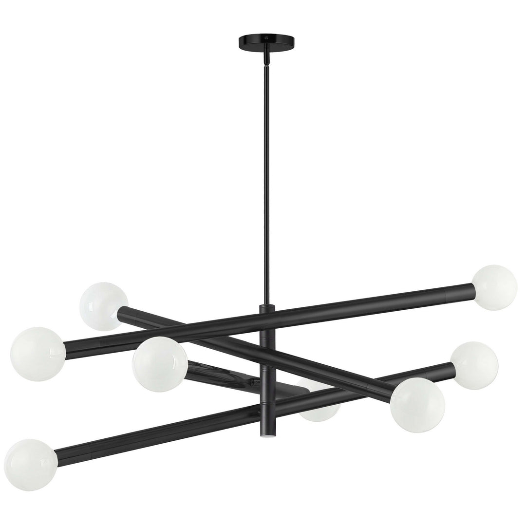 Wand Eight Light Pendant in Matte Black - available from The Lighting Shoppe, trusted by Canadian homeowners
