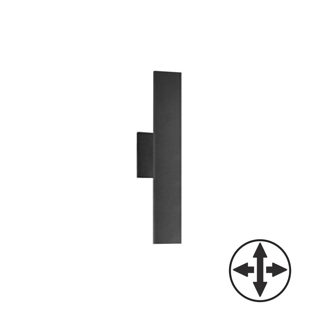 Wheatherly One Light Wall Sconce in Matte Black - available from The Lighting Shoppe, trusted by Canadian homeowners