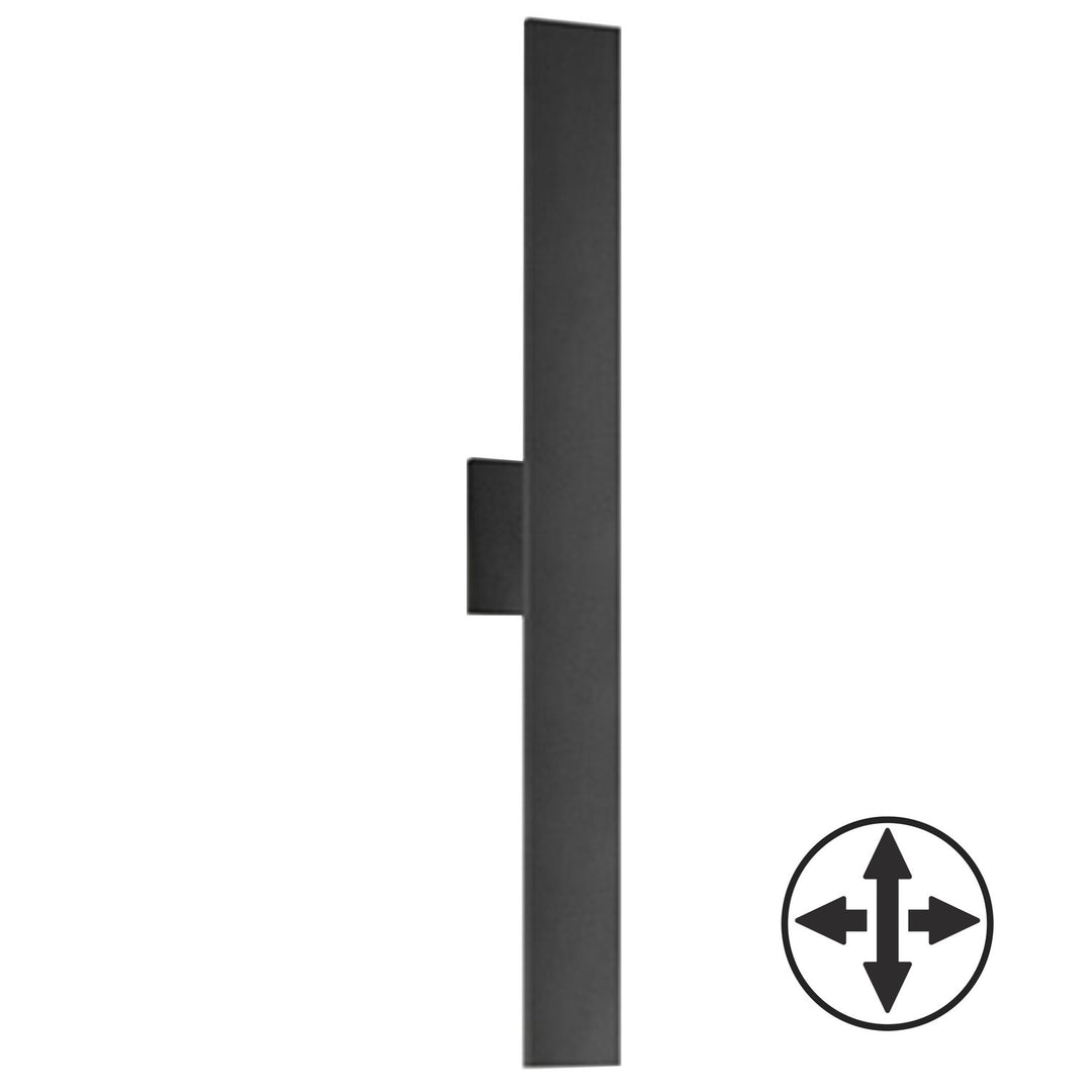 Wheatherly One Light Wall Sconce in Matte Black - available from The Lighting Shoppe, trusted by Canadian homeowners
