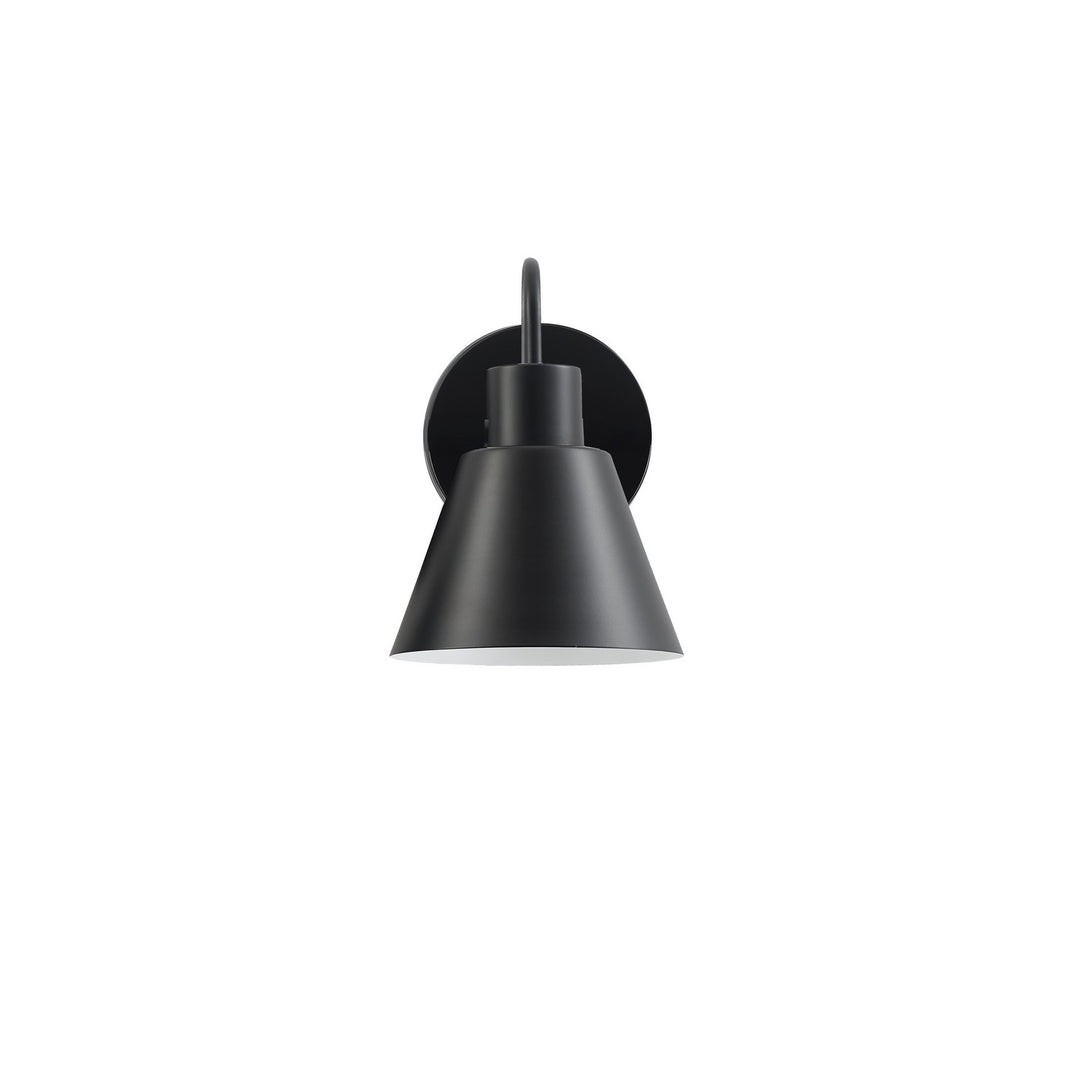 Westley One Light Wall Sconce in Matte Black - available from The Lighting Shoppe, trusted by Canadian homeowners