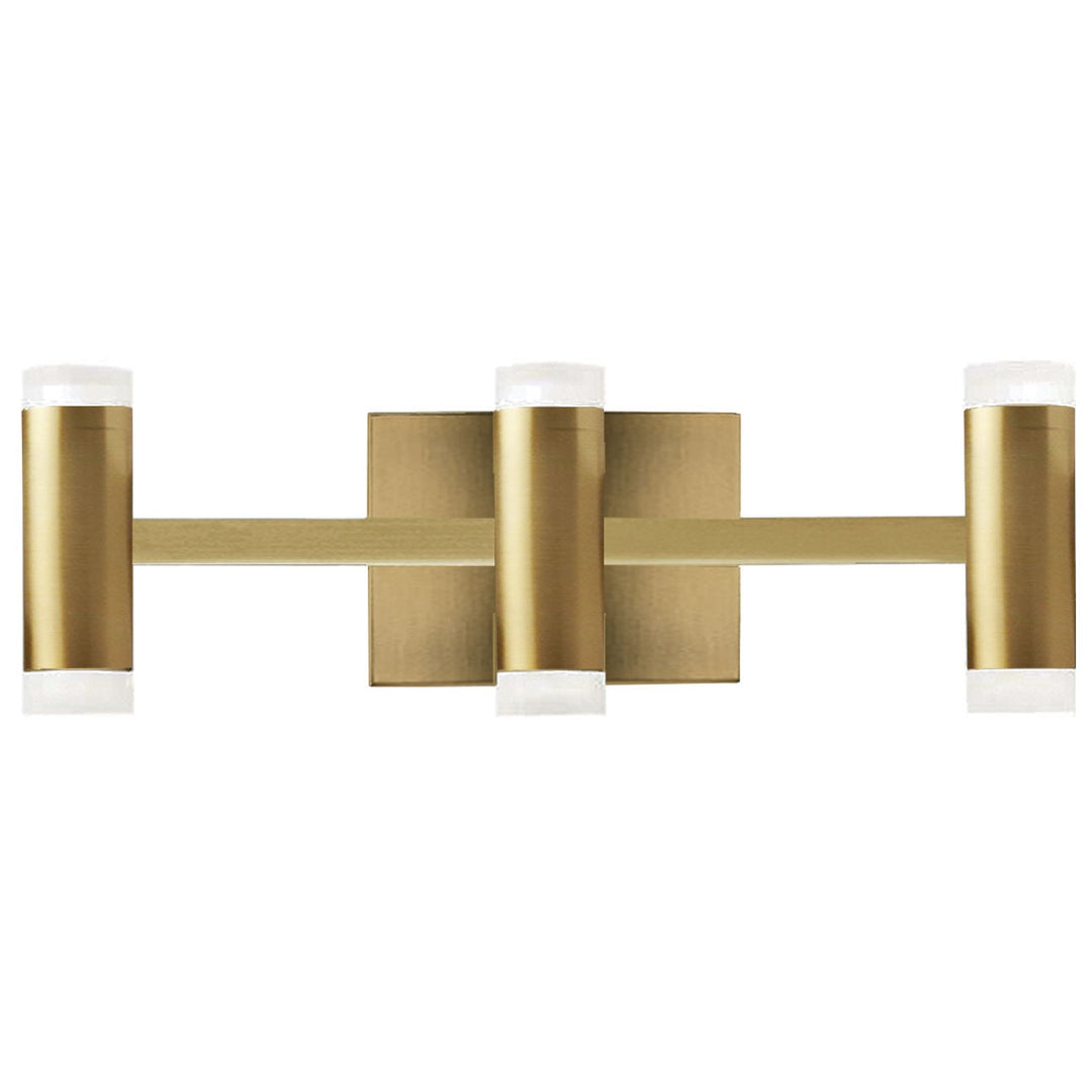 Wilson LED Vanity in Aged Brass - available from The Lighting Shoppe, trusted by Canadian homeowners