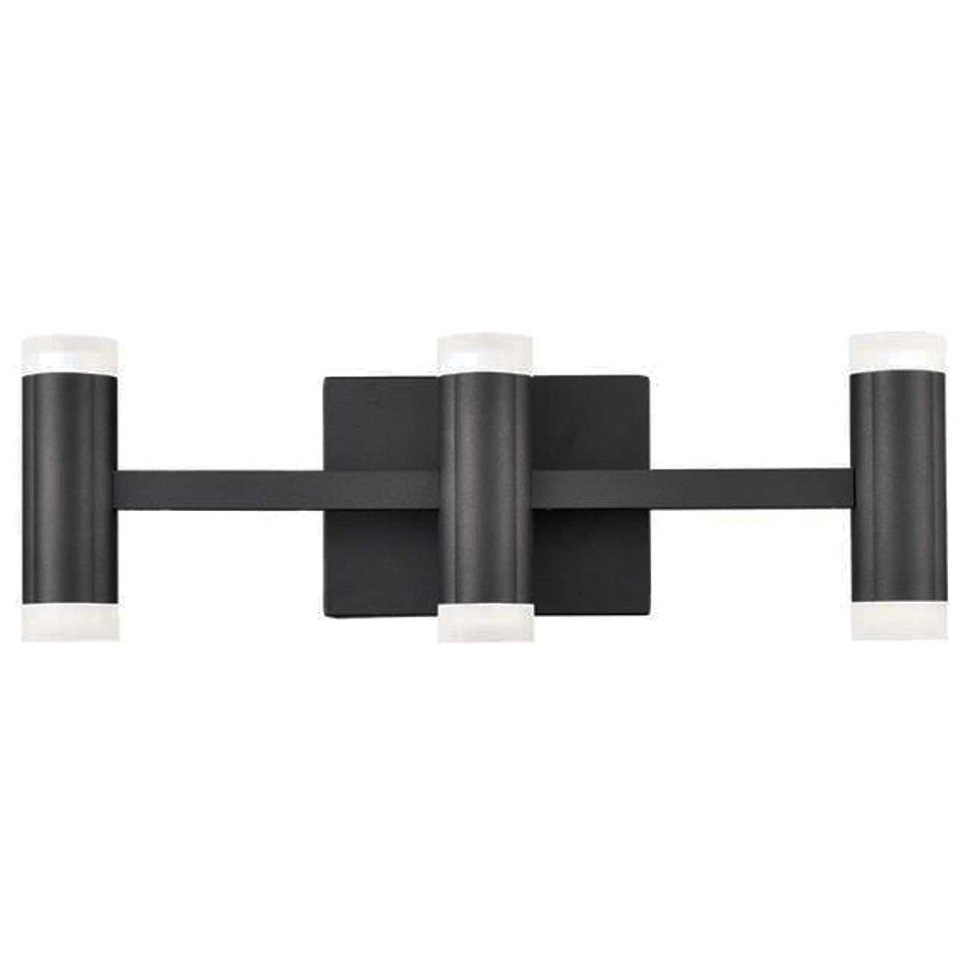 Wilson LED Vanity in Matte Black - available from The Lighting Shoppe, trusted by Canadian homeowners