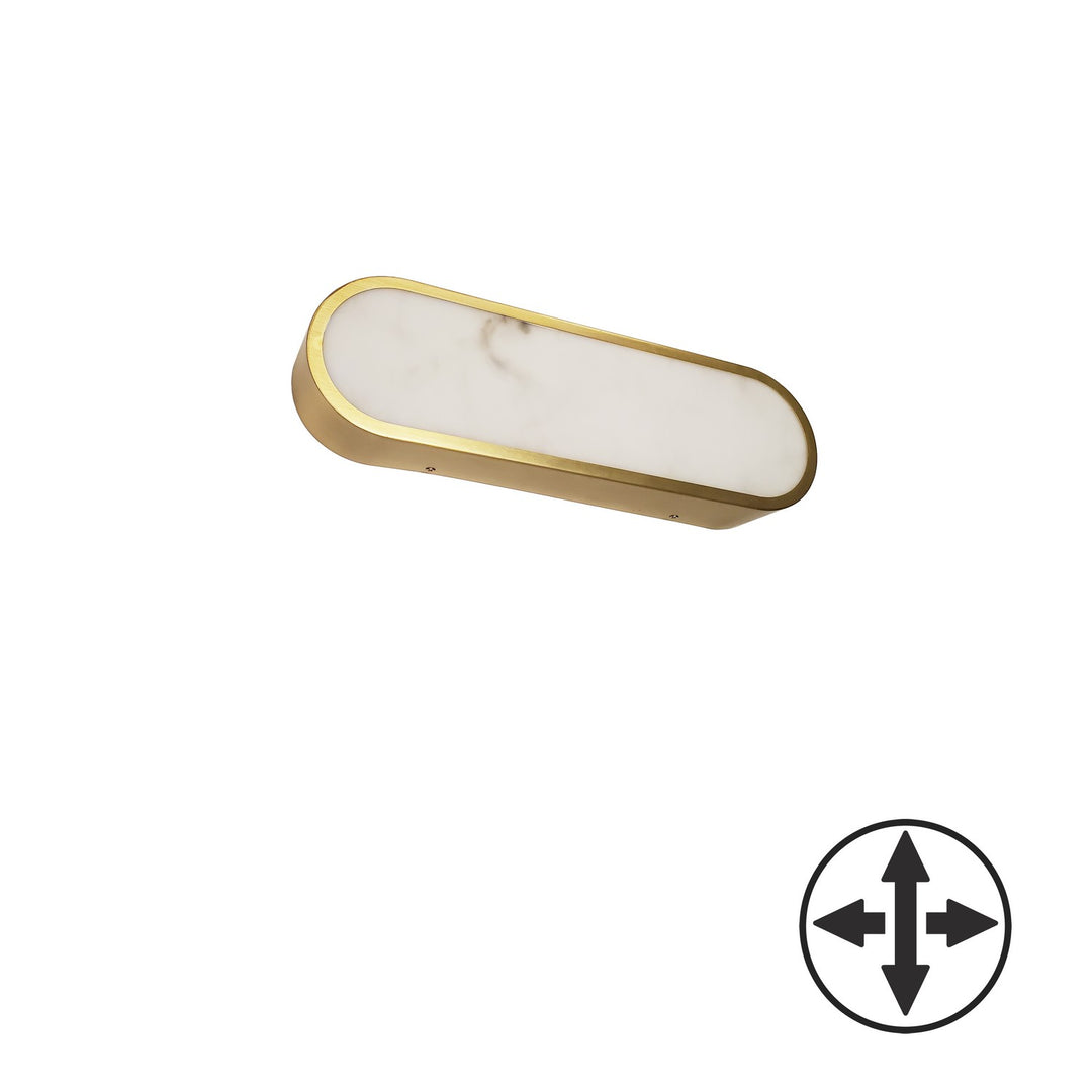 Walsh One Light Wall Sconce in Alabaster - available from The Lighting Shoppe, trusted by Canadian homeowners