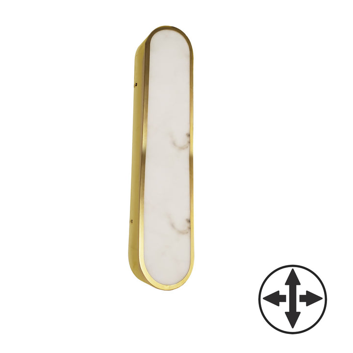 Walsh One Light Wall Sconce in Alabaster - available from The Lighting Shoppe, trusted by Canadian homeowners