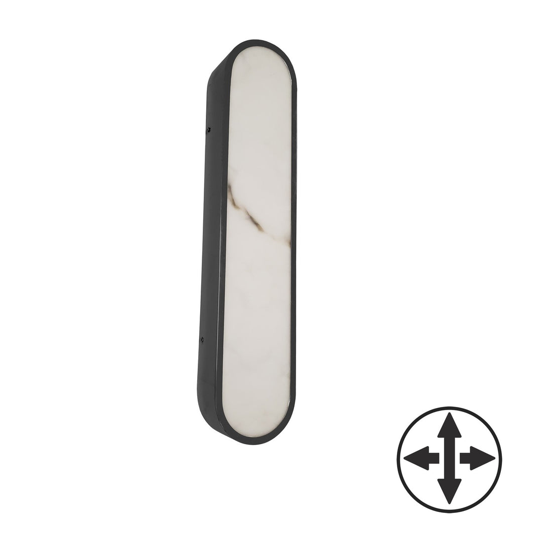 Walsh One Light Wall Sconce in Alabaster - available from The Lighting Shoppe, trusted by Canadian homeowners