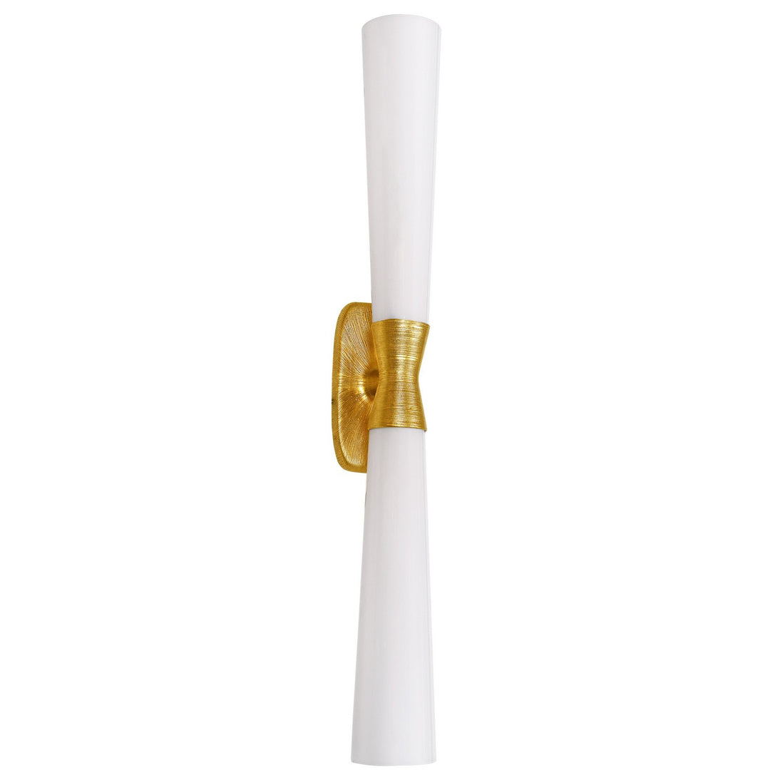 Whitney Two Light Wall Sconce in Gold - available from The Lighting Shoppe, trusted by Canadian homeowners