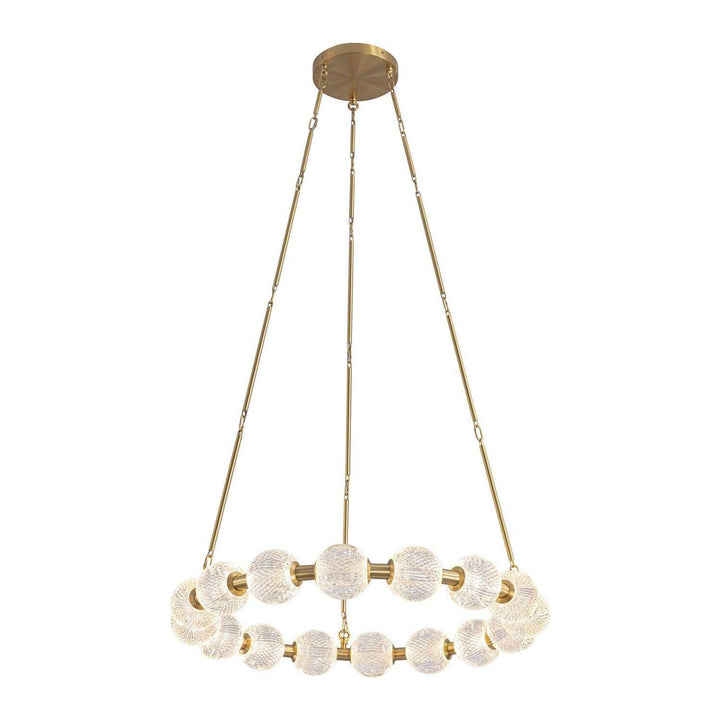 Alora Canada - CH321032NB-UNV-010 - LED Chandelier - Marni - Natural Brass