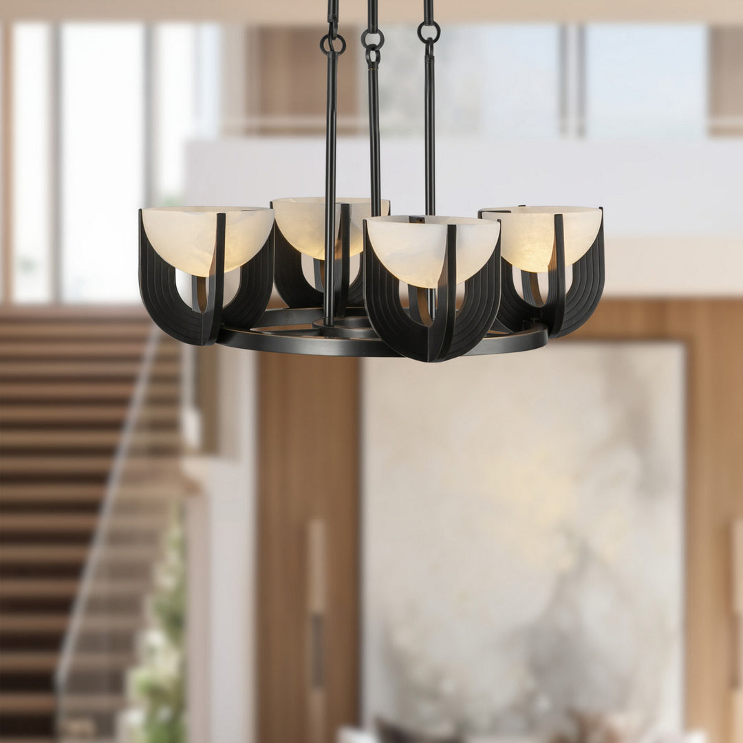 Alora Canada - CH362423UBAR-UNV - LED Chandelier - Colette - Urban Bronze/Alabaster