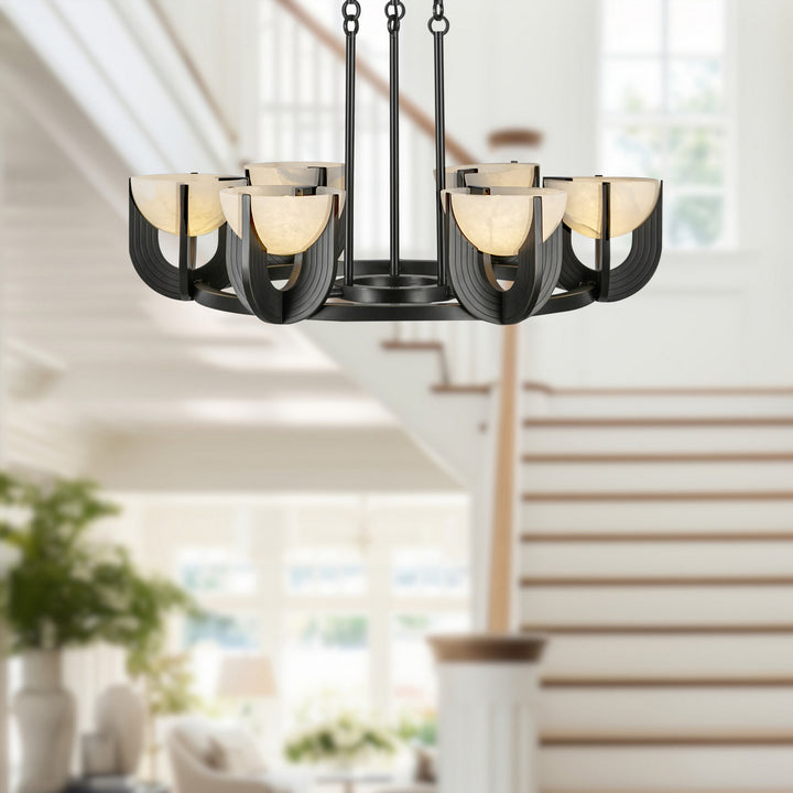 Alora Canada - CH362627UBAR-UNV - LED Chandelier - Colette - Urban Bronze/Alabaster
