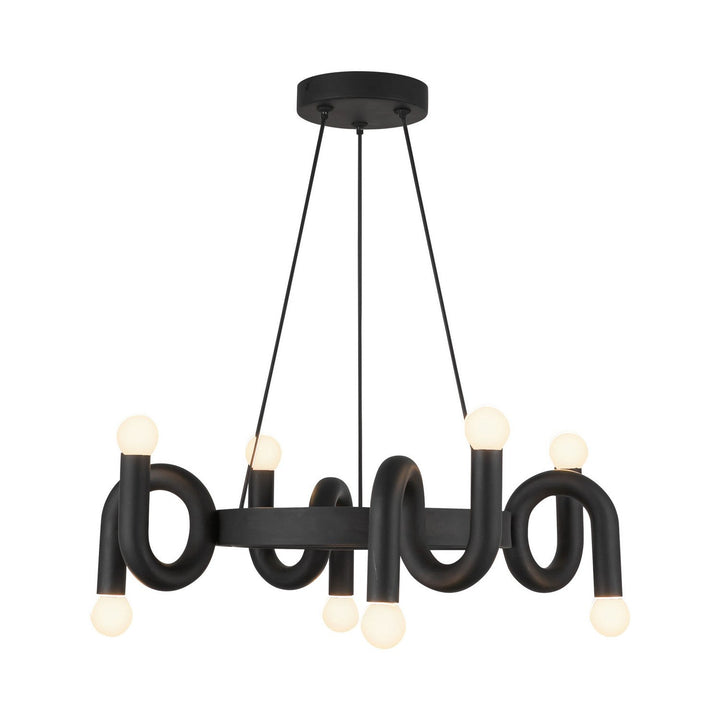 Alora Canada - CH420823MB - Eight Light Chandelier - Sadie - Matte Black