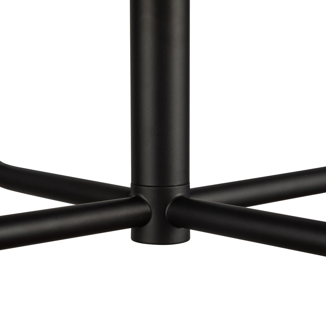 Alora Canada - CH528423MB - Four Light Chandelier - Plisse - Matte Black