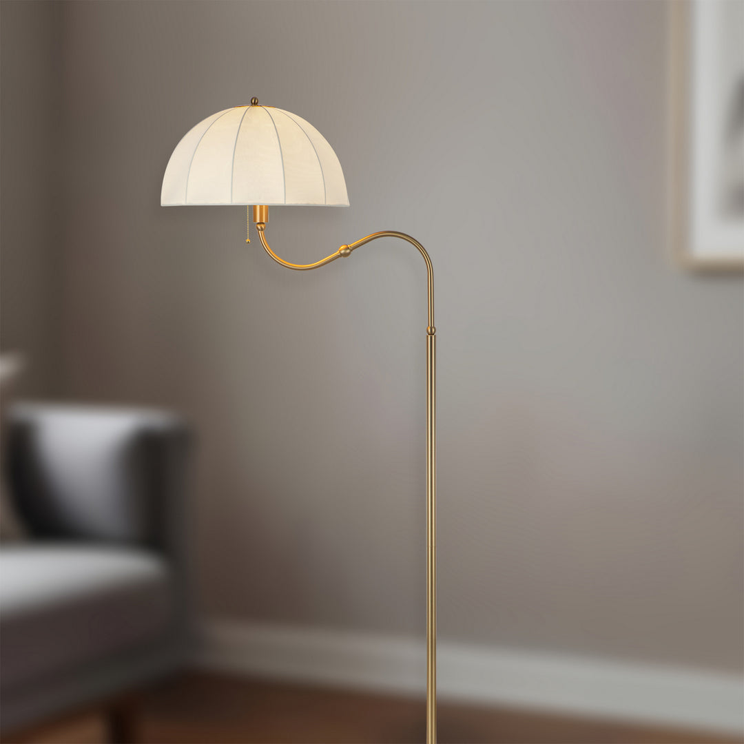 Alora Canada - FL661068BG - One Light Floor Lamp - Crosby - Brushed Gold