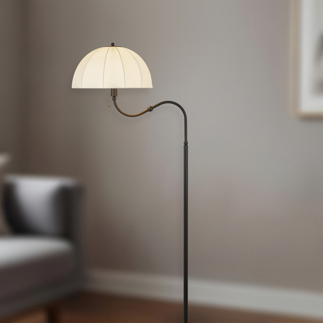 Alora Canada - FL661068MB - One Light Floor Lamp - Crosby - Matte Black