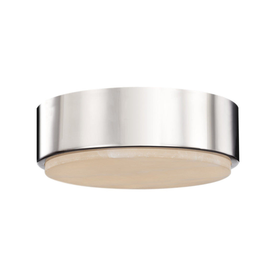 Alora Canada - FM325108PNAR-5CCT - LED Flush Mount - Blanco - Polished Nickel/Alabaster
