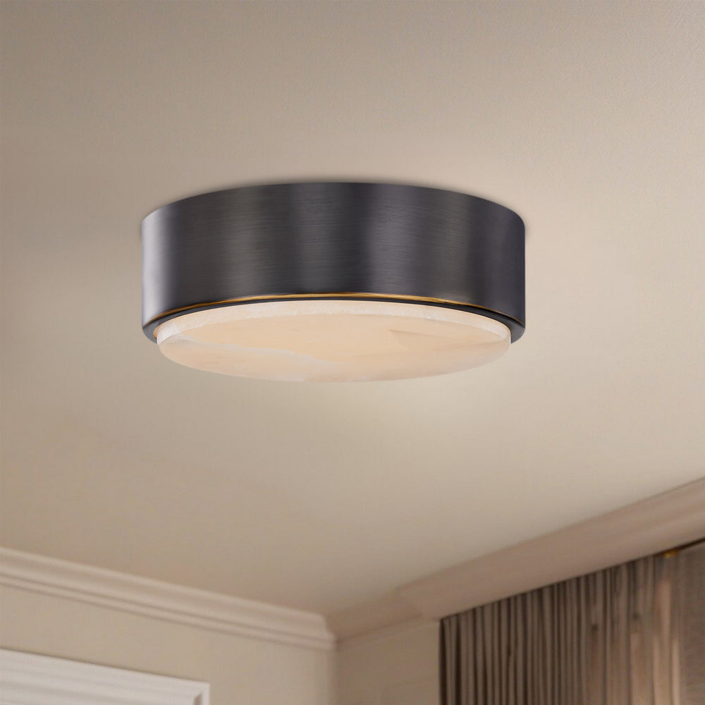 Alora Canada - FM325108UBAR-5CCT - LED Flush Mount - Blanco - Urban Bronze/Alabaster