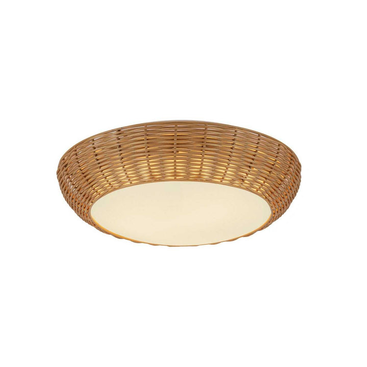 Alora Canada - FM511014RA - Two Light Flush Mount - Merida - Rattan