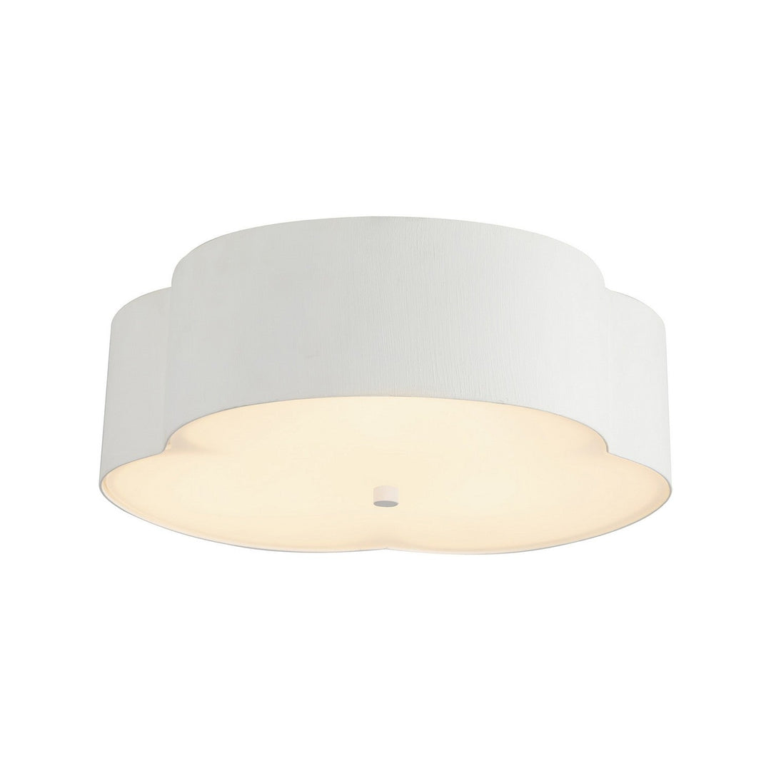 Alora Canada - FM566314AW - Three Light Flush Mount - Adella - Antique White