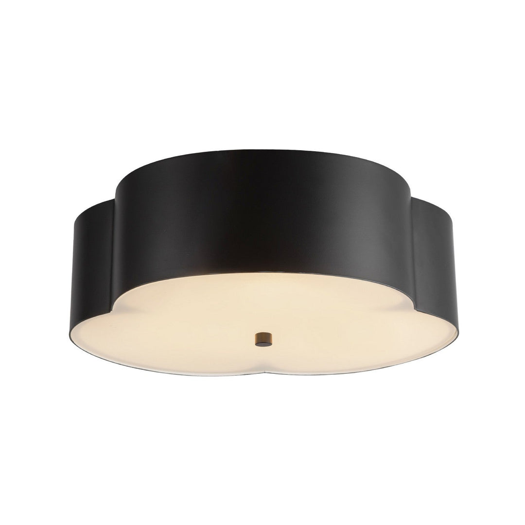 Alora Canada - FM566314MB - Three Light Flush Mount - Adella - Matte Black