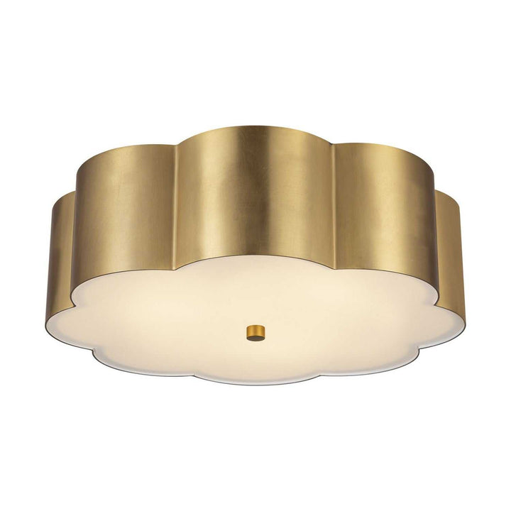 Alora Canada - FM603314BG - Three Light Flush Mount - Blossom - Brushed Gold