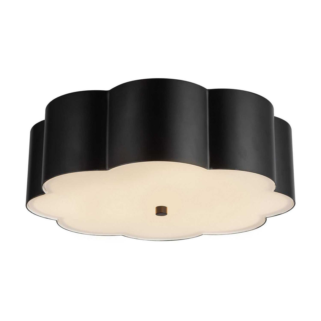 Alora Canada - FM603314MB - Three Light Flush Mount - Blossom - Matte Black